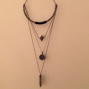 Free people four layer necklace